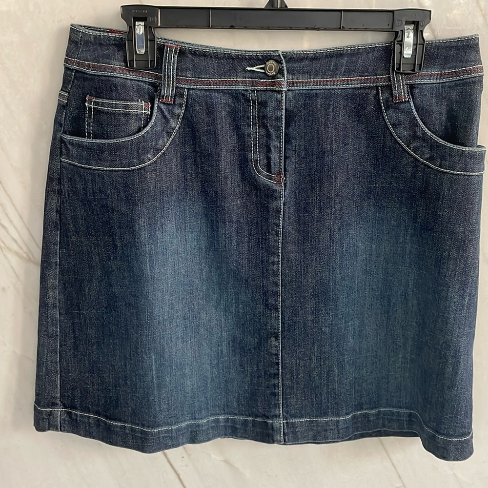 Boden denim jean skirt